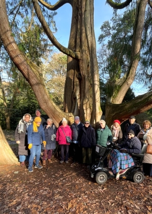 Community group visiting Westonbirt Arboretum